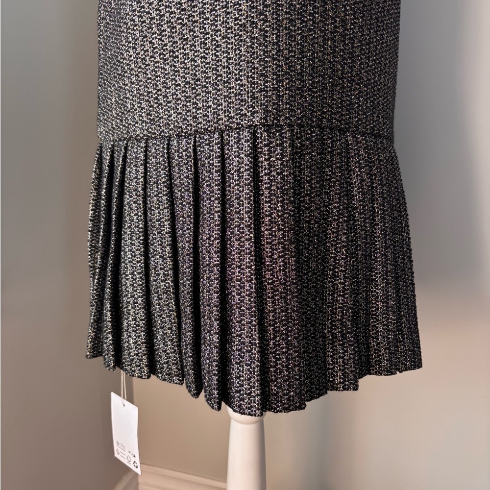 Self-Portrait Black Textured Women’s Dress - Picture 3 of 10